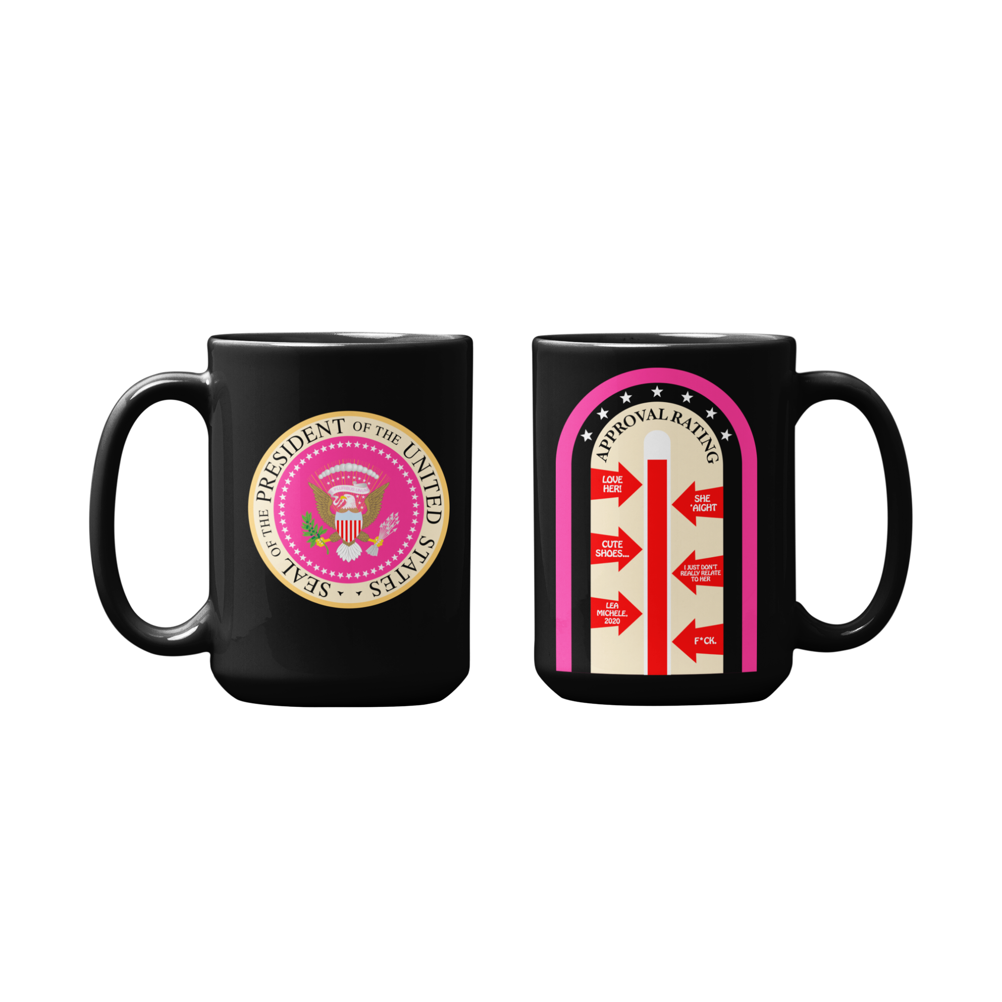 STOP! THAT! TRAIN! President Gagwell Approval Rating Meter Mug