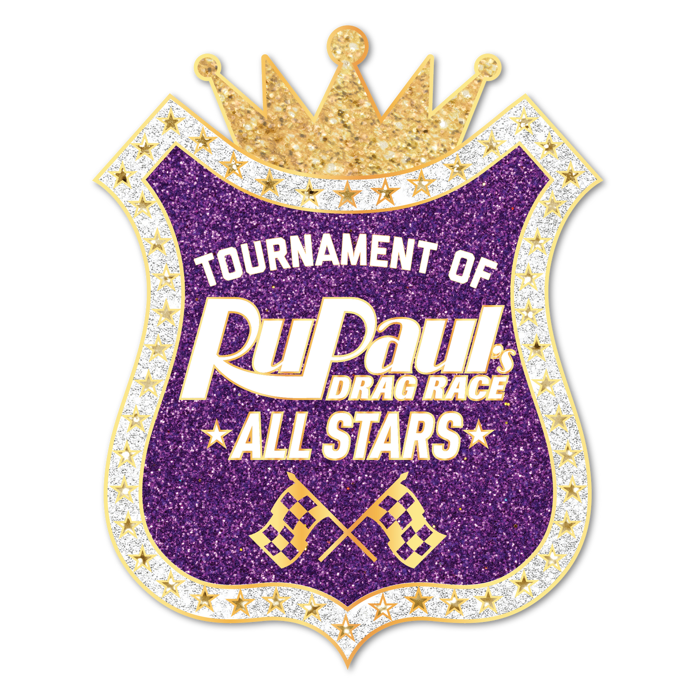Tournament of RuPaul's Drag Race All Stars Badge Enamel Pin