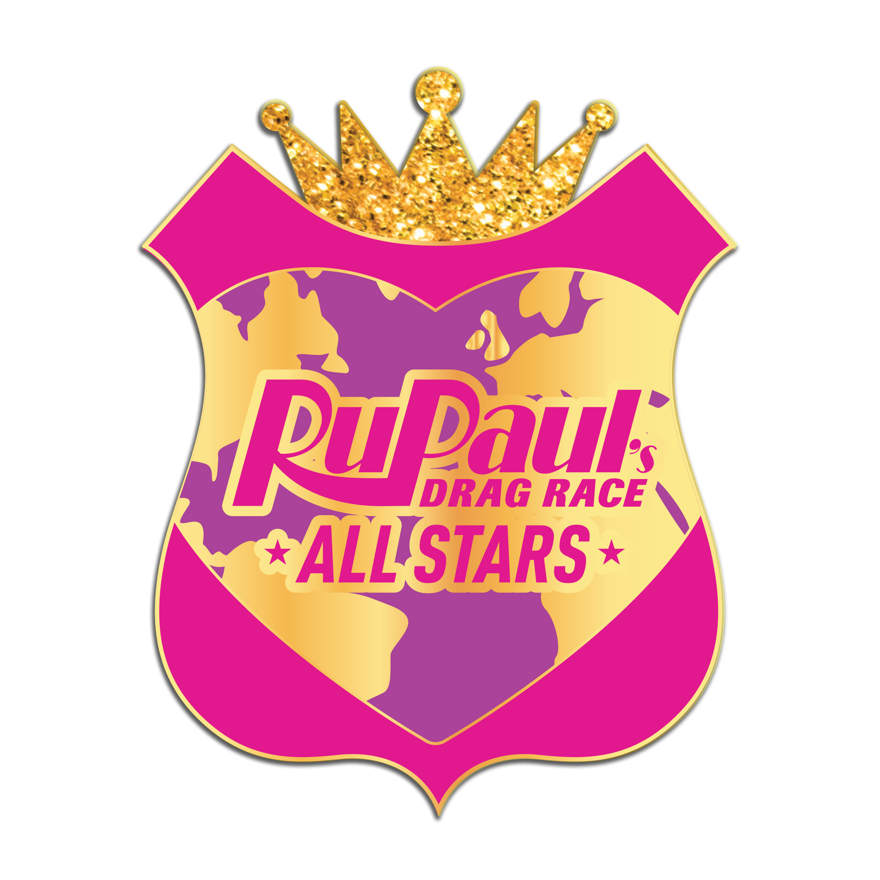 RuPaul's Drag Race Limited Edition Enamel Pin Set NEW Original Plastic - Foto 8