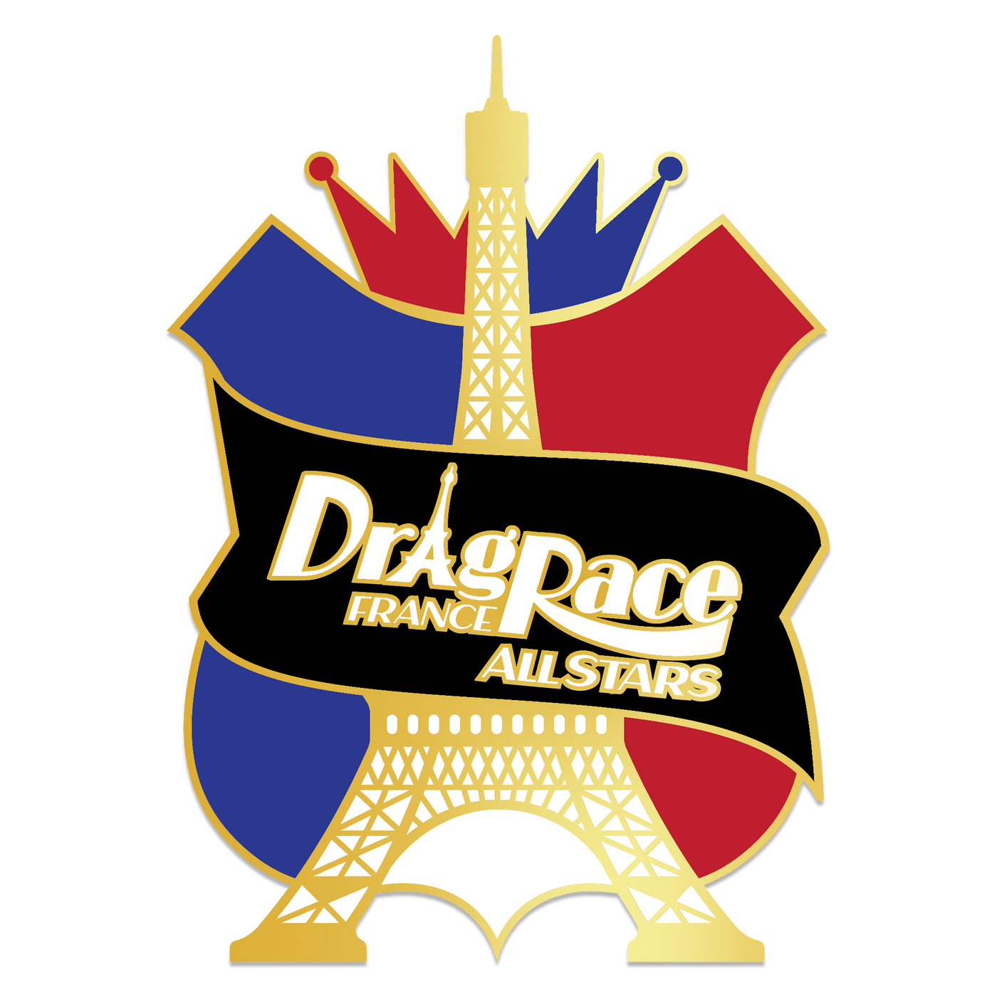 Drag Race France All Stars Badge Enamel Pin