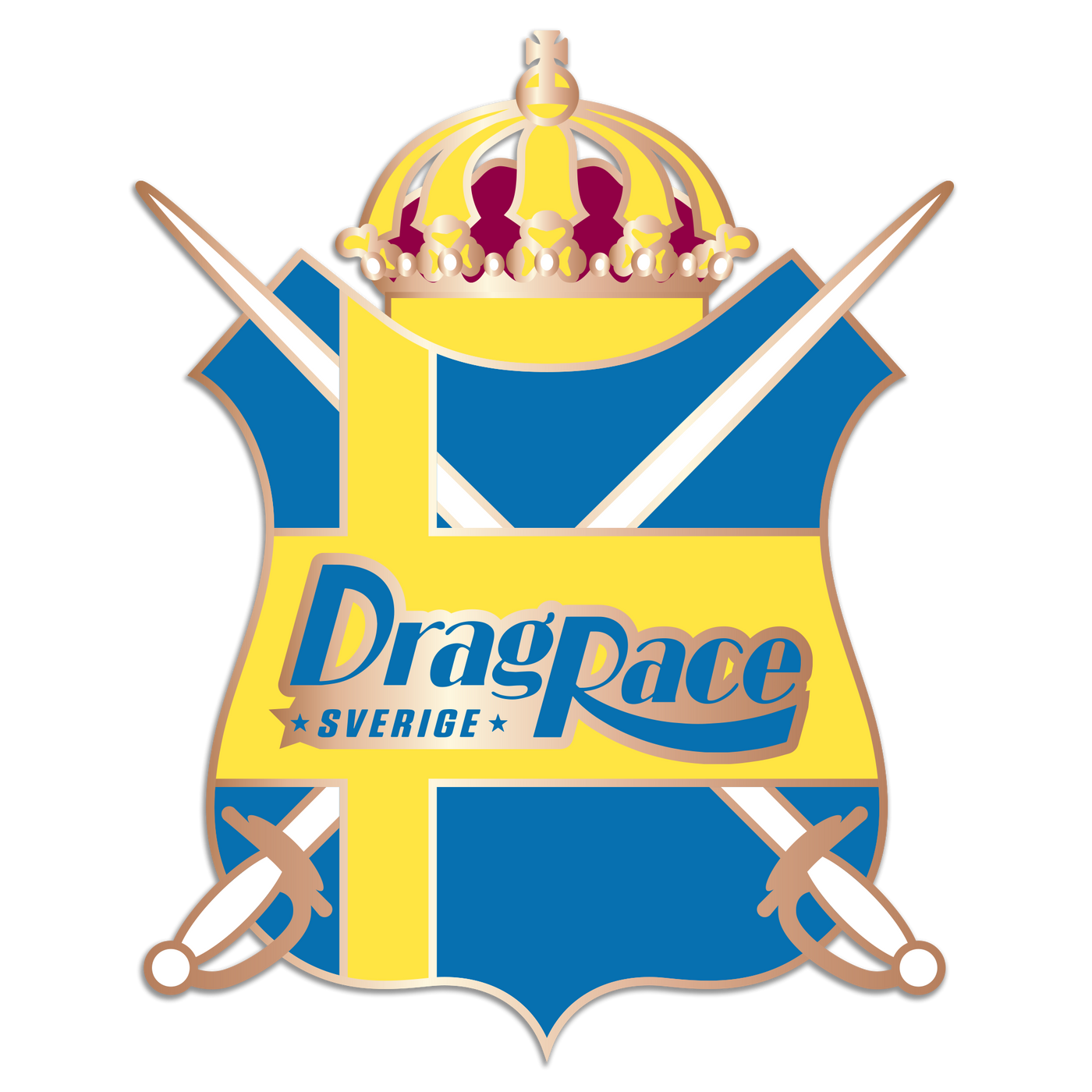 Drag Race Sverige Badge Enamel Pin