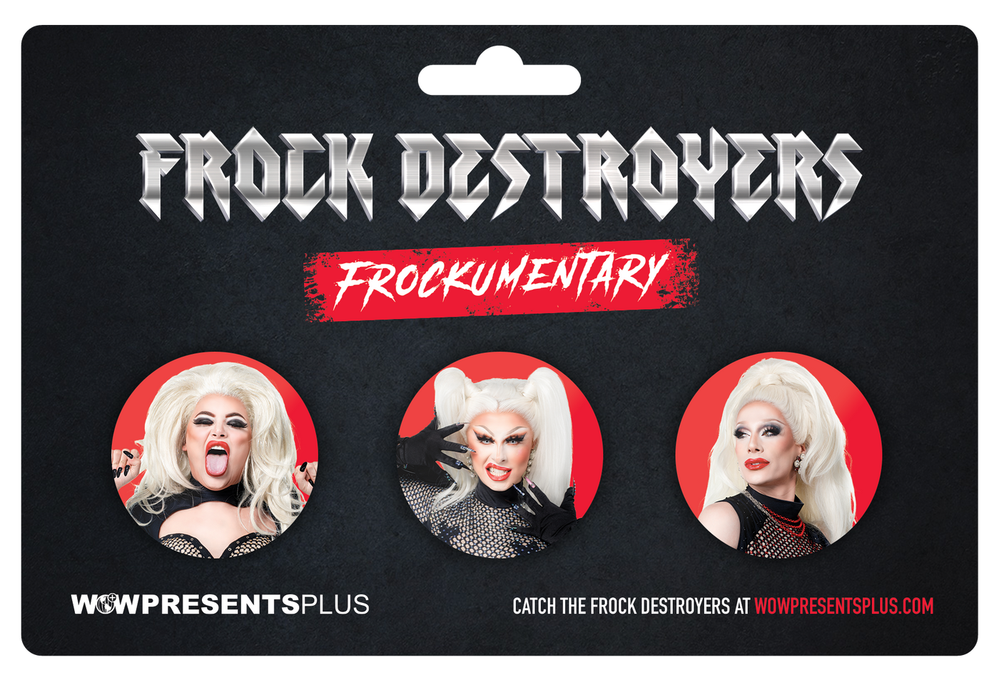 Frock Destroyers Frockumentary Button Set